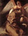 San Francisco sostenido por un ángel Pintor barroco Orazio Gentileschi